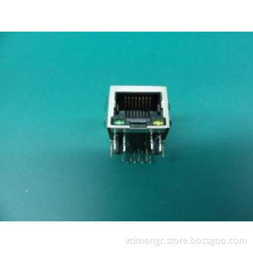 1 x 1 Cat5e Shielded RJ45 Connector With EMI Fingers KRJ-14